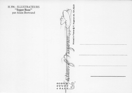 Illustration Art by Alain Bertrand, French Postcard, Editions Nugeron #H396