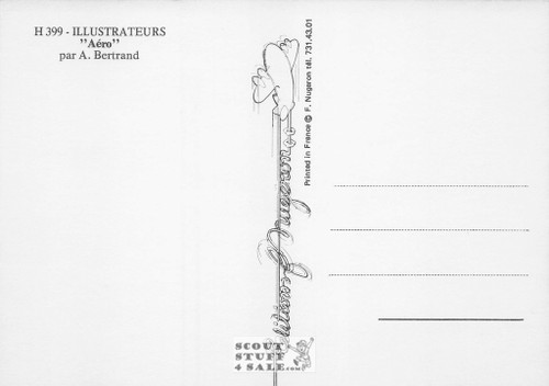 Illustration Art by Alain Bertrand, French Postcard, Editions Nugeron #H399