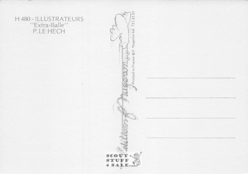 Illustration Art by P. Le Hech, French Postcard, Editions Nugeron #H480