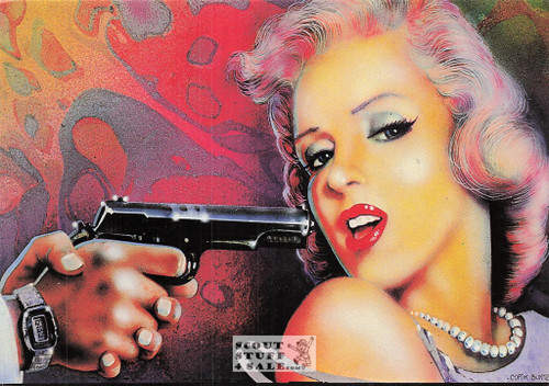 Illustration Art by Copik Buntz, French Postcard, Marilyn Monroe, Editions Nugeron #H484