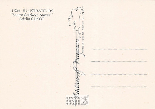 Illustration Art by Adelin Guyot, French Postcard, Metro Goldwyn Mayer, Nugeron #H504