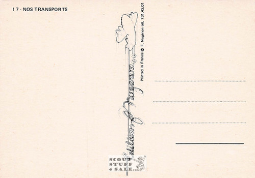 1900'S Air Transportation Advertisement, French Postcard, Editions Nugeron #I7