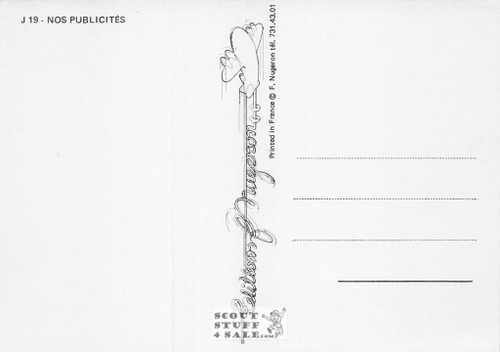 French Postcard of 1900's ad forBerthelot Absinthe, Editions Nugeron #J19