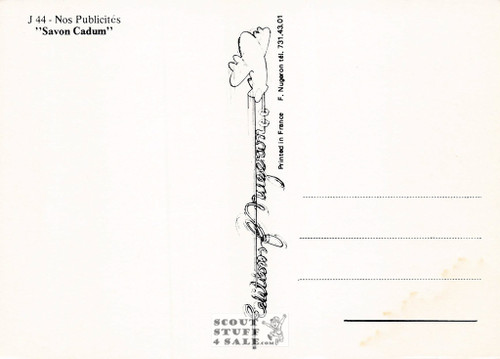 French Postcard of 1900's ad for Cadum Soap, Editions Nugeron #J44