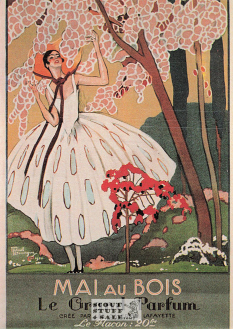 French Postcard of 1900's ad for Lafayette Gallery, Editions Nugeron #J49