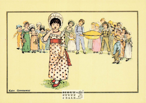 1800's Kate Greenaway Art on French Postcard, Editions Nugeron #KG6