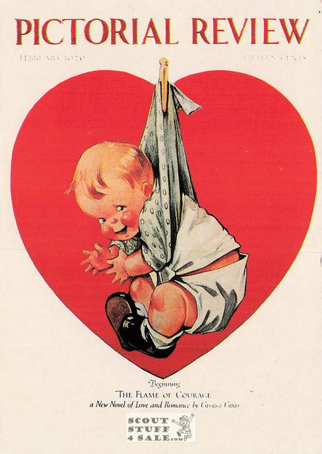 1920 Pictorial Review, French Postcard Series Children Mag Covers, Nugeron #LM13