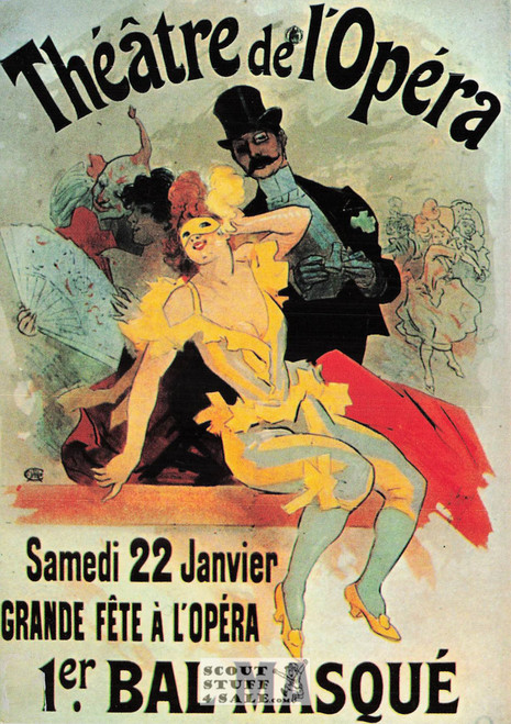 French Postcard of 1900's ad for Theatre de l'Opera, Editions Nugeron #N11