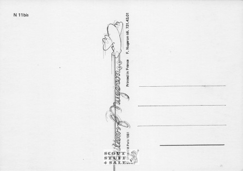 French Postcard of 1900's ad for Theatre de l'Opera, Editions Nugeron #N11