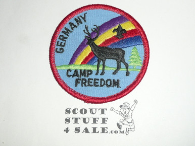 Camp Freedom Patch, Germany, Transatlantic Council, red r/e bdr