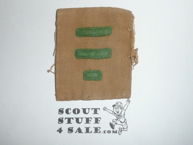 Senior Patrol Leader Patch - 1920's - (S1) - Felt Bars, Lite use