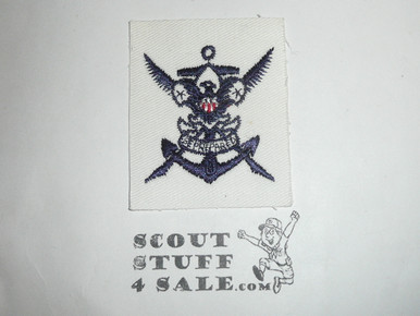 Sea Scout Position Patch, Yeoman on White Twill