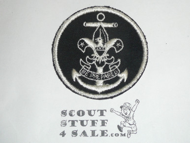 Sea Scout Universal Emblem Patch on Blue Felt, 1930's