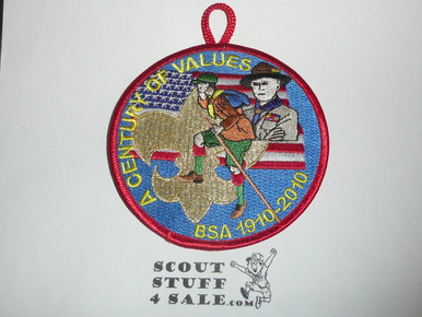 A Century of Values, BSA Theme Patch, 1910-2010, 100th Anniversary