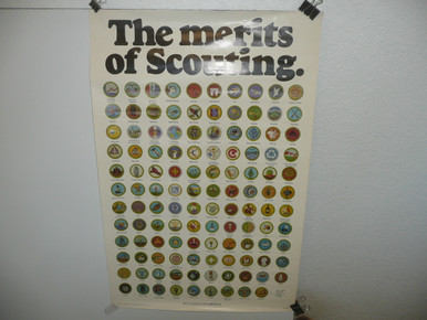 The Merits of Scouting Poster, Merit Badges, 1985, 16