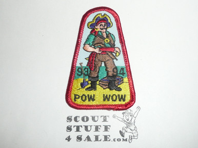 Cub Pow Wow Patch, Generic BSA Cub Scout Patch, 1993-94, pirate