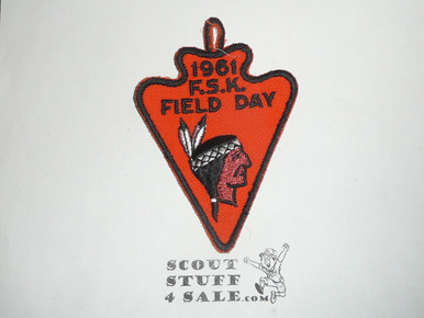 National Capital Area Council Francis Scott Key Field Day Patch, 1961