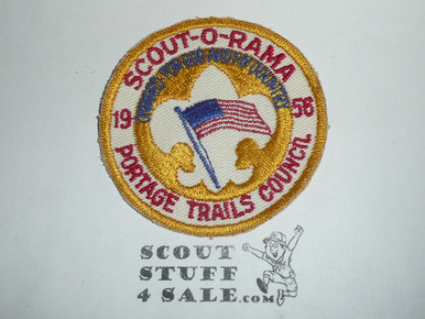Portage Trails Council Scout-O-Rama Patch, 1956