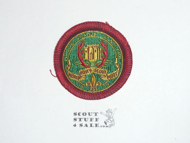 1939 World Rover Scout Moot woven Patch