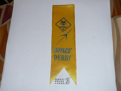 Cub Scout Space Derby Ribbon Old