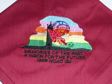 National Order of the Arrow Conference (NOAC) 1998 Embroidered Neckerchief
