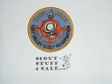Camp Anza Patch, Orange Empire Council, lt blue twill w/yel bdr
