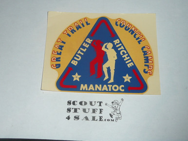 Camps Butler, Ritchie and Manatoc Decal, Great Trail Council Council ...