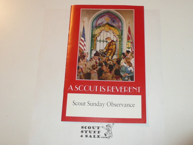 A Scout is Reverent, Scout Sunday Observance Pamphlet, 1995 printing