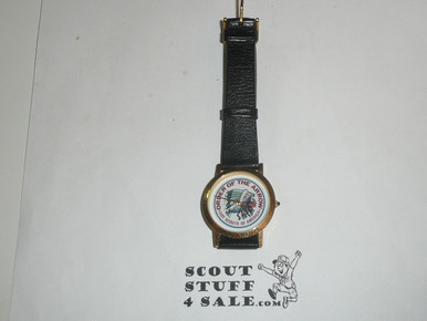 Orderof the Arrow Watch with Colorful Iandian Head Logo
