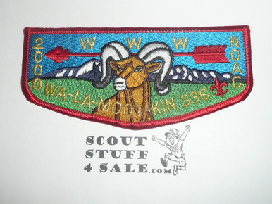 Order of the Arrow Lodge #336 Wa-La-Moot-Kin s32 2000 NOAC Flap Patch