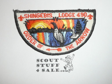 Order of the Arrow Lodge #490 Shingebis f4 Flap Patch