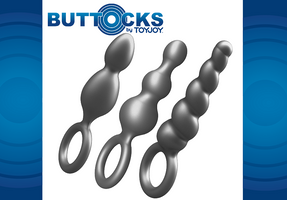 Buttocks by ToyJoy Introduces Three Metallic Silicone Plugs Buttocks by ToyJoy Introduces Three Metallic Silicone Plugs