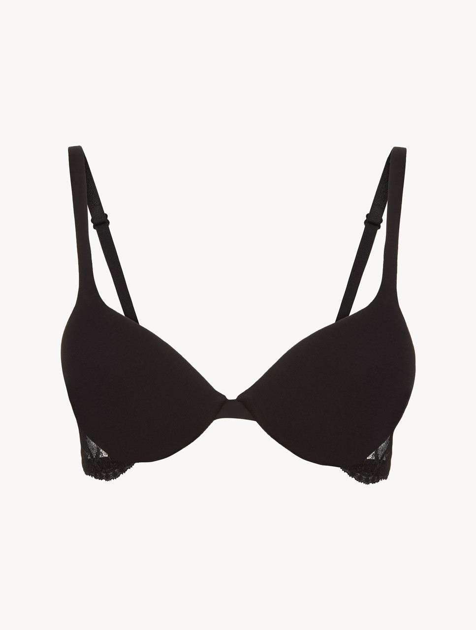 Black cotton push-up bra - La Perla - Asia