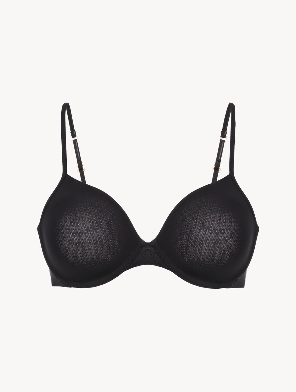 Amaretto-coloured non-wired padded triangle V-bra - ONLINE EXCLUSIVE