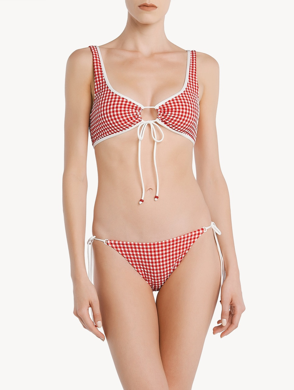 Red Gingham Bra 