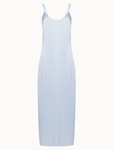 Azure silk long slip_0