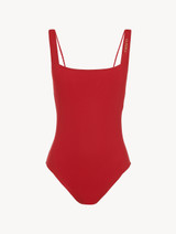 Non-wired swimsuit in deep red - ONLINE EXCLUSIVE_0