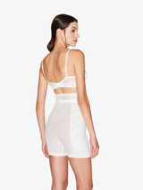 Shorts in off-white stretch tulle - ONLINE EXCLUSIVE_2