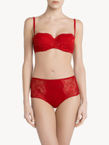 Red lace high-waisted brief - ONLINE EXCLUSIVE_1
