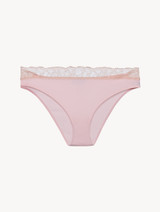 Lace medium brief in powder pink and sand - ONLINE EXCLUSIVE_0