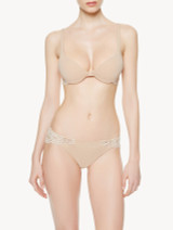Nude cotton push-up bra - ONLINE EXCLUSIVE_1