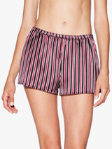 Silk striped French sleep shorts_1