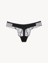 Thong with Leavers Lace_0