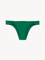 Bikini Brief in green with pleat detailing_0