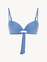 Sky blue push-up bikini top_0