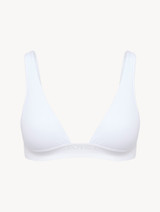 Soft Triangle Bra in White - Online Exclusive_0