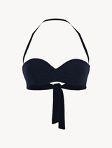 Midnight blue underwired bandeau top_0