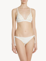 Bikini Top in off-white with ivory embroidery_1