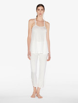 Camisole in off-white modal with embroidered tulle_3