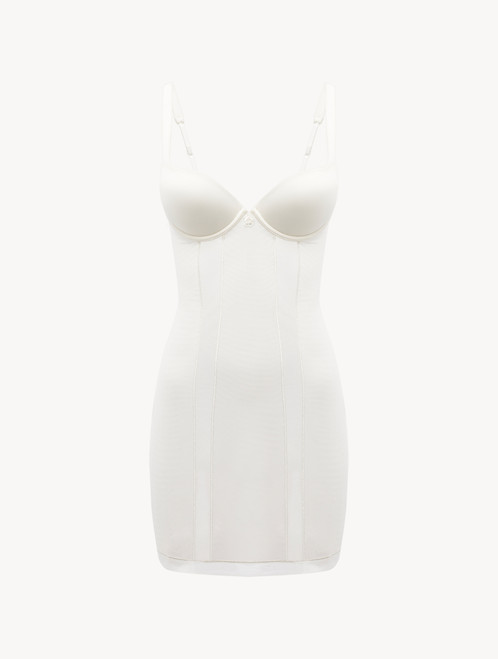 Slip Dress in off-white stretch tulle - ONLINE EXCLUSIVE_8